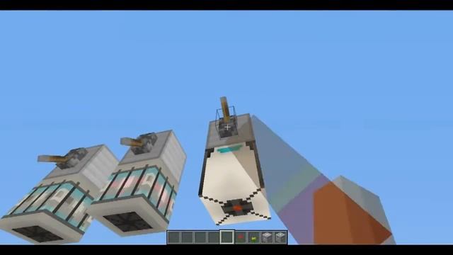 Как сделать настоящий portal gun/real portal gun / мод для minecraft смотреть онлайн