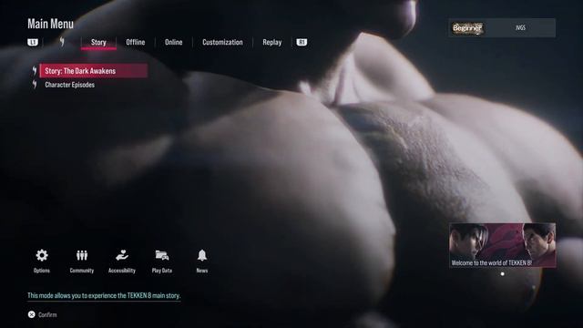 Tekken 8 - | Main Menus | Story | Offline | Online | Customization and Replay Playstation 5 смотреть онлайн