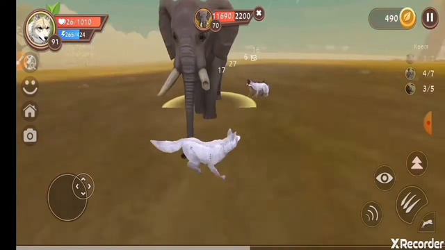 Как победить слона великана в WildCraft смотреть онлайн