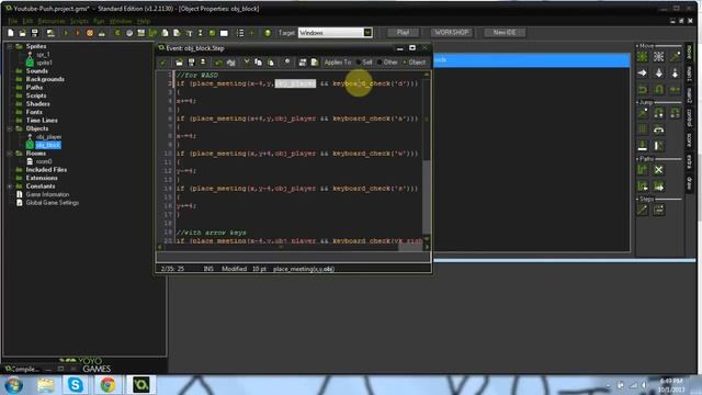 Game Maker Studio Tutorial: Movable Block смотреть онлайн
