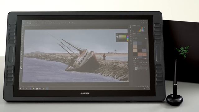 Huion Kamvas Pro 22 Review смотреть онлайн