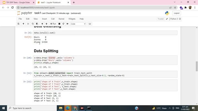 The Sparks Foundation - Data Science and Business Analytics Intern (Task 1) By ehsaan Ali смотреть онлайн