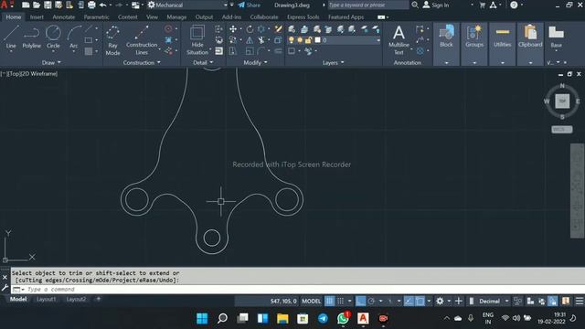 AUTOCAD 2D BASIC SKETCH WITH COLOUR GRADIENT | AUTOCAD (2D) FOR BEGINNERS | 2D DRAWING | COMMANDS смотреть онлайн