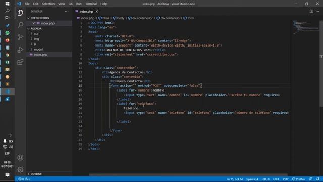✈️???️Como crear una agenda electrónica con php, MySQL y bootstrap Parte Uno✈️???️ смотреть онлайн