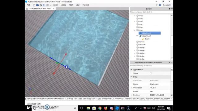 Roblox Game Development | How to make Flowing Animated Decals /w Chex смотреть онлайн