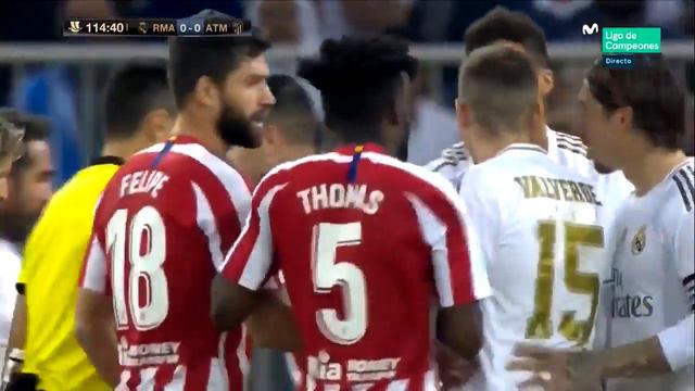 Federico Valverde RED CARD Vs Atletico De Madrid | Supercopa España