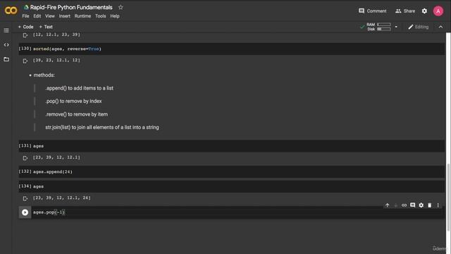 11. List Methods And Functions смотреть онлайн