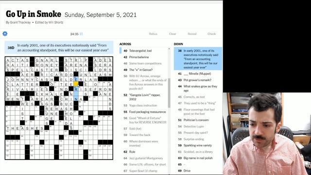 A Sunday Solve of Epic Length! - 5 September 2021 New York Times Crossword смотреть онлайн