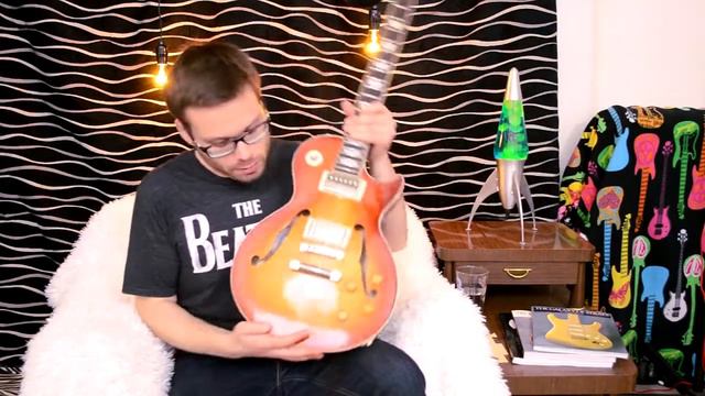 2015 Gibson ES Memphis Les Paul Historic Light Burst Demo & Review смотреть онлайн