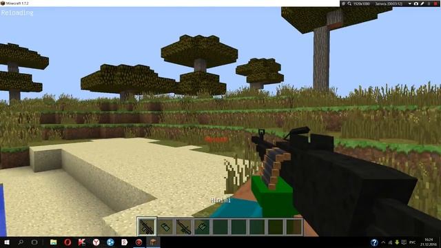 Stefinus Guns 0.6 (мод на майнкрафт 1.7.2) смотреть онлайн