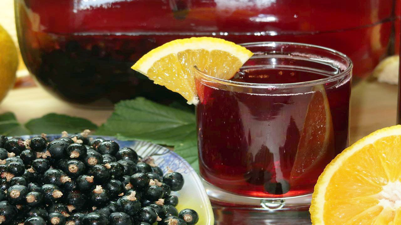 Компот из чёрной смородины с апельсином на зиму смотреть онлайн