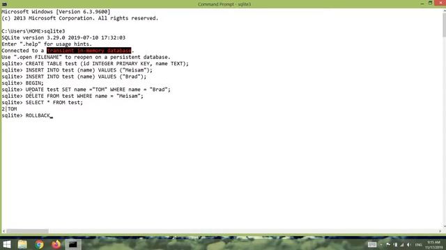 18 Transactions Create and Manage SQLite Databases From Scratch смотреть онлайн