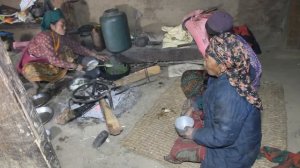 Myvillage official videos EP 686 || Cooking green vegetables in the village