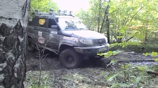 УАЗ ПАТРИОТ на лесных дорогах1 смотреть онлайн