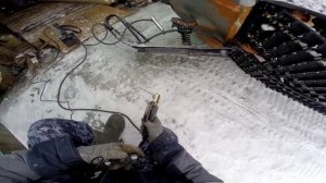 Лыжа на буран, наконец то я добился нормального поворота лыжи, путём проб и ошибок, лыжа рулит .