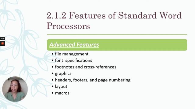 Advance Features of Standard Word Processor смотреть онлайн
