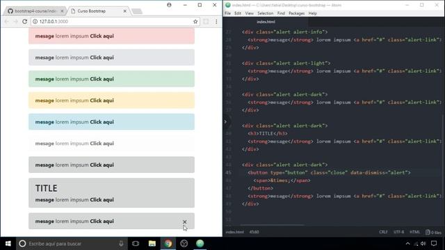 Bootstrap4 Curso Completo | Alertas y Progress Bar, Clase 13 смотреть онлайн