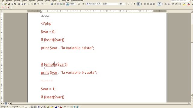 Corso Php MySql - GUIDA 09 / isset empty смотреть онлайн