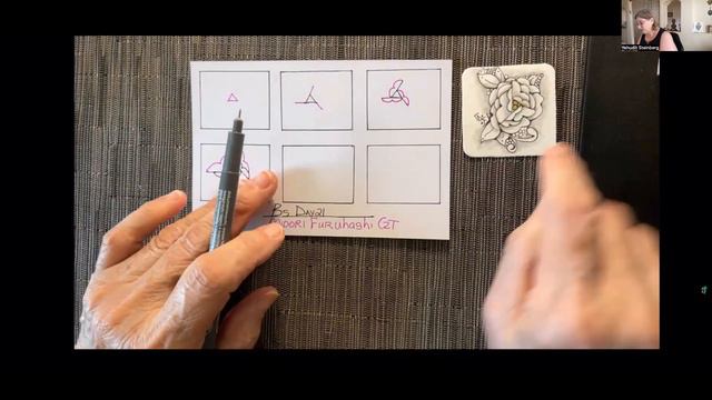 Inktober Tangles 2022 Day 21 With Bs Step-out & Mandala