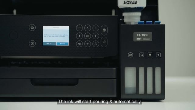 Epson Epson EcoTank ET-3850: How to Set Up Your Printer смотреть онлайн