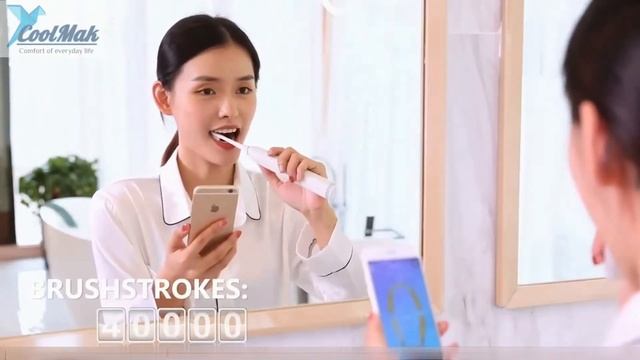 Ультразвуковая электрическая зубная щетка CoolMak смотреть онлайн
