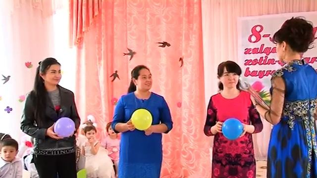 Слайд утренников на "МАМИН ДЕНЬ" проведённые в 14 ДОУ в городе ФЕРГАНА смотреть онлайн