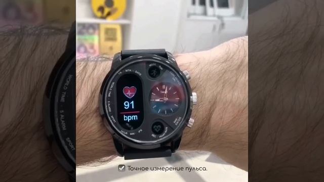 Обзор Мужские черные умные смарт часы Max Robotics Hybrid Sporttech ZX-01 смотреть онлайн