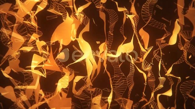 Golden Ribbons and Polygons Abstract VJ Loop смотреть онлайн