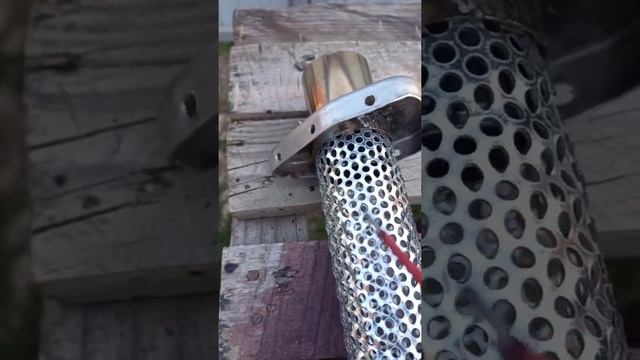 Рассеиватель экран с эффектом тёрки для прямоточного глушителя. смотреть онлайн