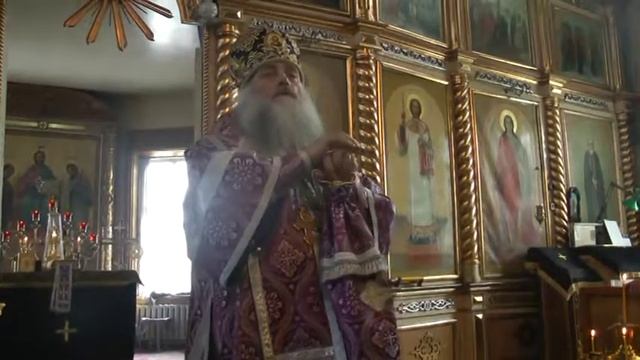 Напутствие епископа Сергия 15 марта 2015г.