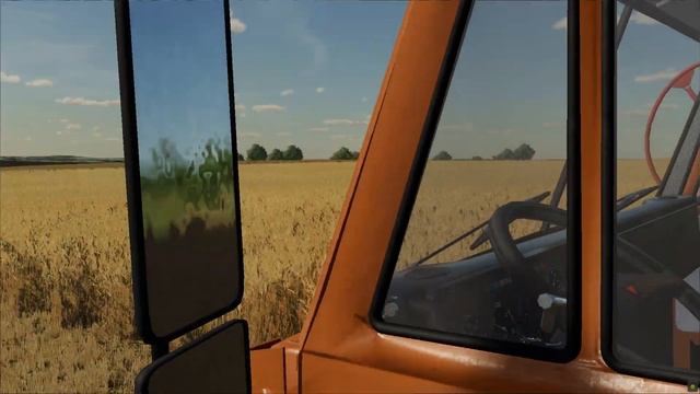 FS22 | Уборка зерновых на комбайне ACROS 585 | Карта Polowa смотреть онлайн