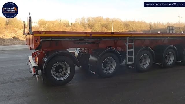 Faymonville - TeleMAX extendable flatbed with 6 axles and 27.2m extension length смотреть онлайн