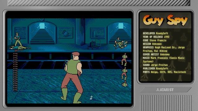 Guy Spy and the Crystals of Armageddon - Quick Look - Atari ST смотреть онлайн