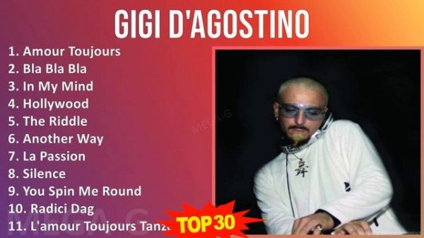 G i g i D ' A g o s t i n o MIX The Very Best ~ 1990s Music ~ Top Club Dance, Trance, Electronic...