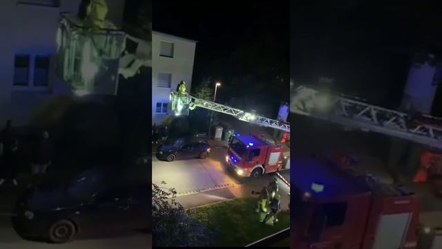 Во дворе задымление, съехалось много пожарных машин. смотреть онлайн