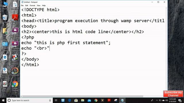 How to run PHP program on web server | localhost | PHP Tutorial for beginners in Hindi / Urdu смотреть онлайн