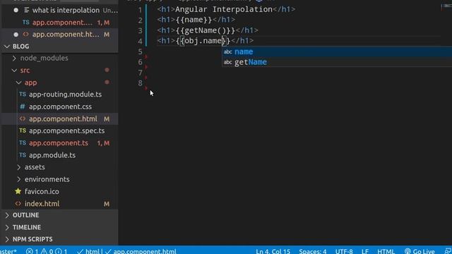 Angular 10 Hindi tutorial #5 Interpolation | double curly braces смотреть онлайн