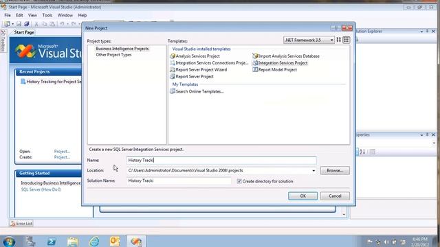 002 History Tracking - New SSIS Project смотреть онлайн