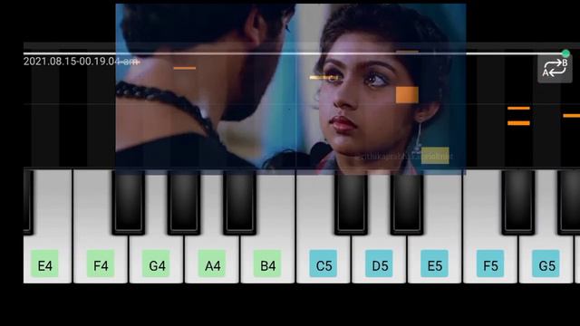 Punnagai mannan love Bgm/Piano Notes/Maestro ilayaraja/ Notes in Description смотреть онлайн