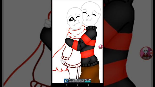 Underfell детство Реда/Санса и Папируса смотреть онлайн