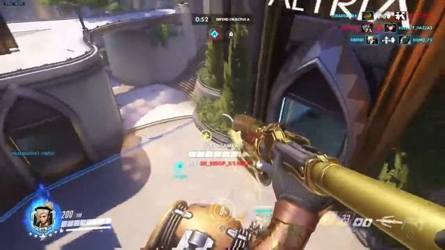 Dva Plays With Top 500 Mercy on Numbani 😊❤ смотреть онлайн
