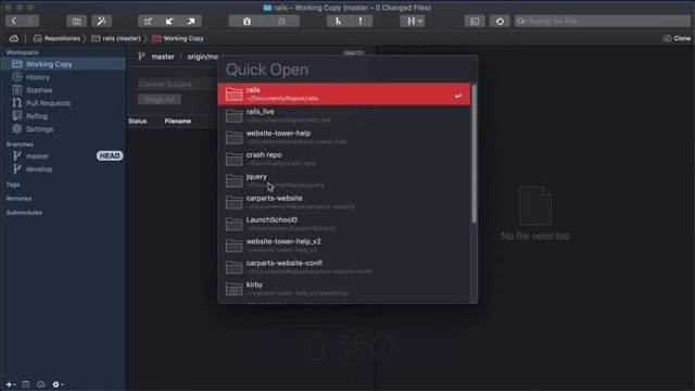 More Productive in Git #2: Quick Open смотреть онлайн