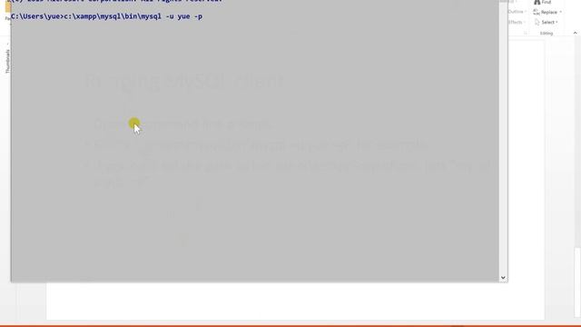 Setup XAMPP MySQL server and client смотреть онлайн