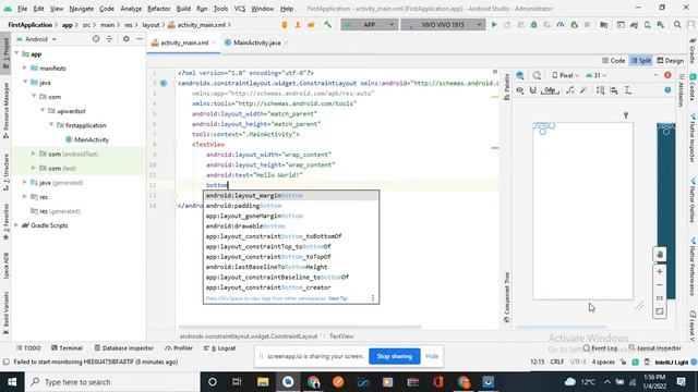 Constraint Layout Tutorial Part 1 - Android Studio Tutorial смотреть онлайн