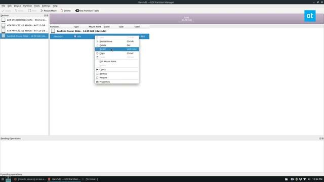 How to securely erase a USB flash drive on Linux смотреть онлайн