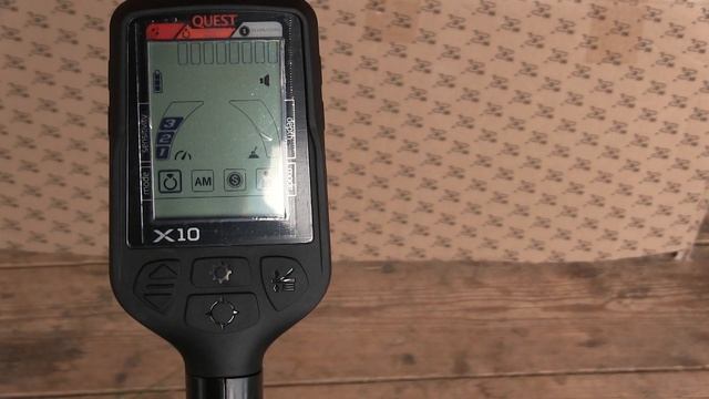 Quest X10. Настройки металлоискателя. смотреть онлайн