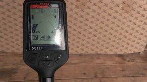 Quest X10. Настройки металлоискателя.