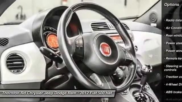 2012 Fiat 500 Lithia Springs GA 16280B смотреть онлайн