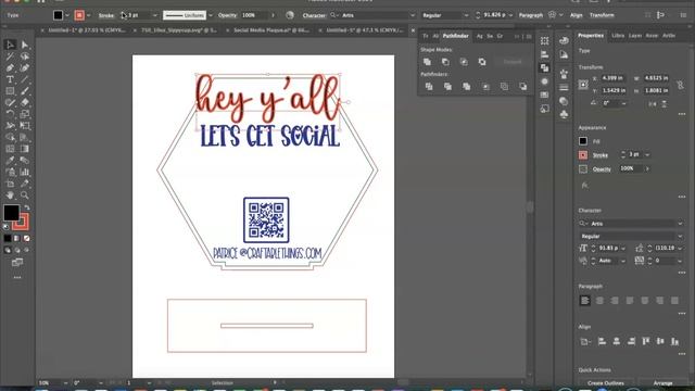 HOW TO MAKE GLOWFORGE ACRYLIC SOCIAL MEDIA CASH APP PLAQUE w/QR code | ADOBE ILLUSTRATOR | SVG FIL смотреть онлайн