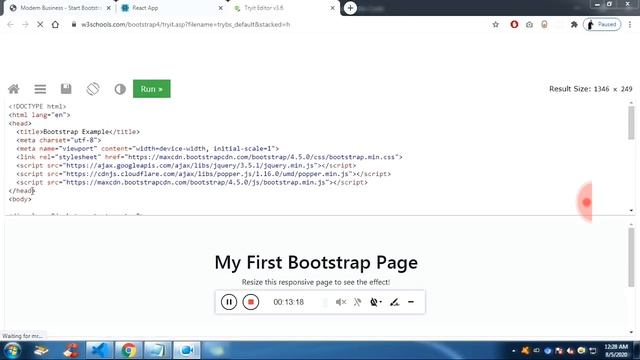 HTML Theme to ReactJS Components смотреть онлайн